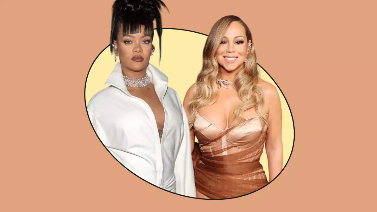 Mariah Carey Rihnna autógrafgo