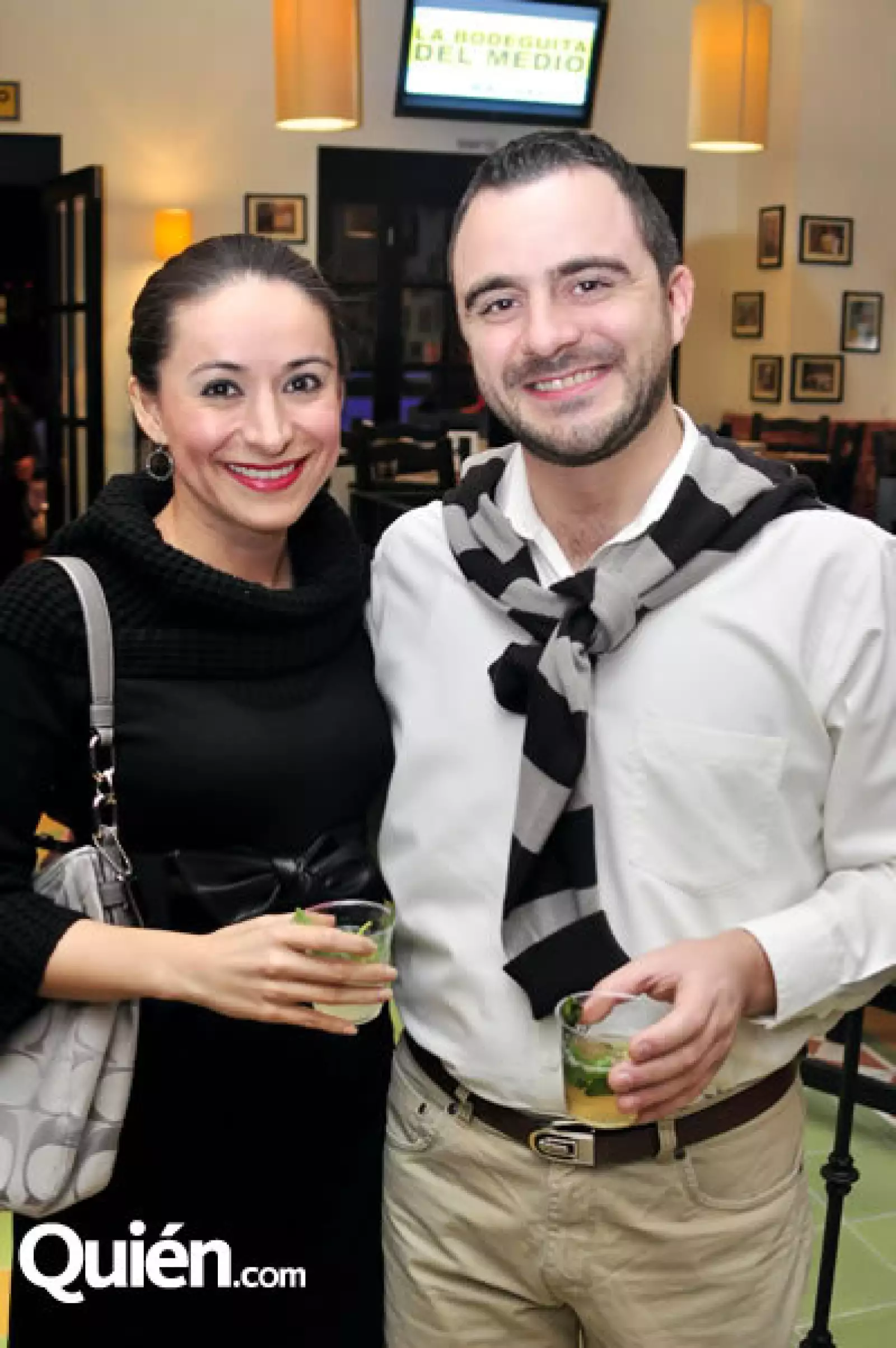 Diana Saenz y Luca Lavista