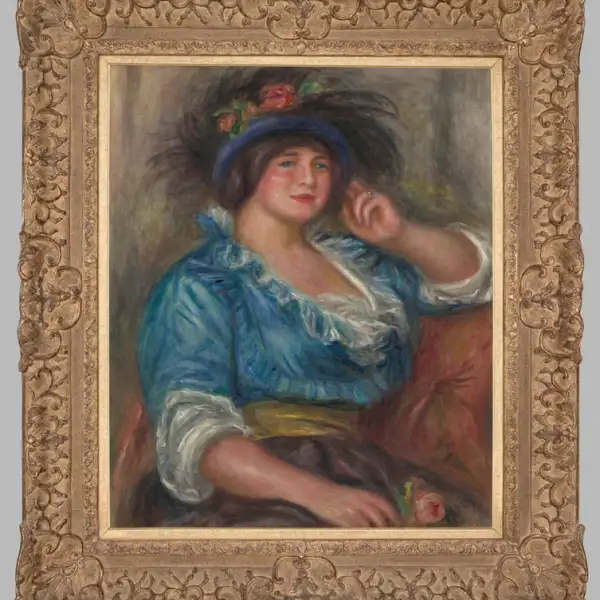 Colonna Romano pintura de Renoir datada en 1913 que fue robada de un museo en Francia.