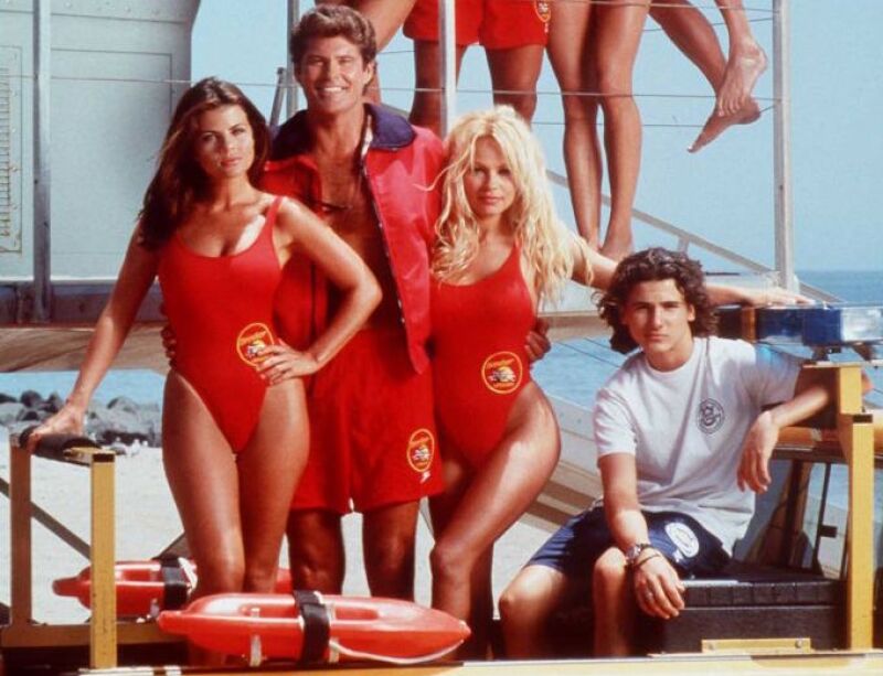 9/95/ THE CAST OF "BAYWATCH"