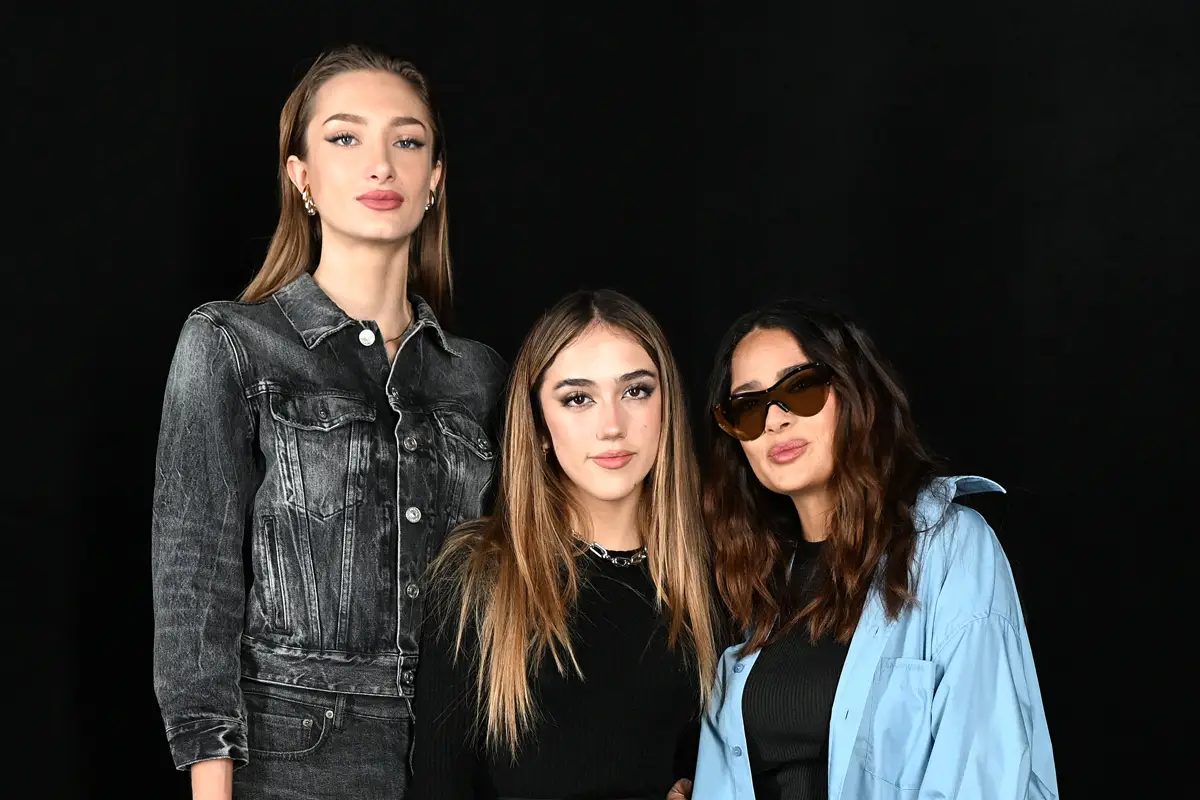 Salma Hayek, Valentina Paloma y Mathilde Pinault