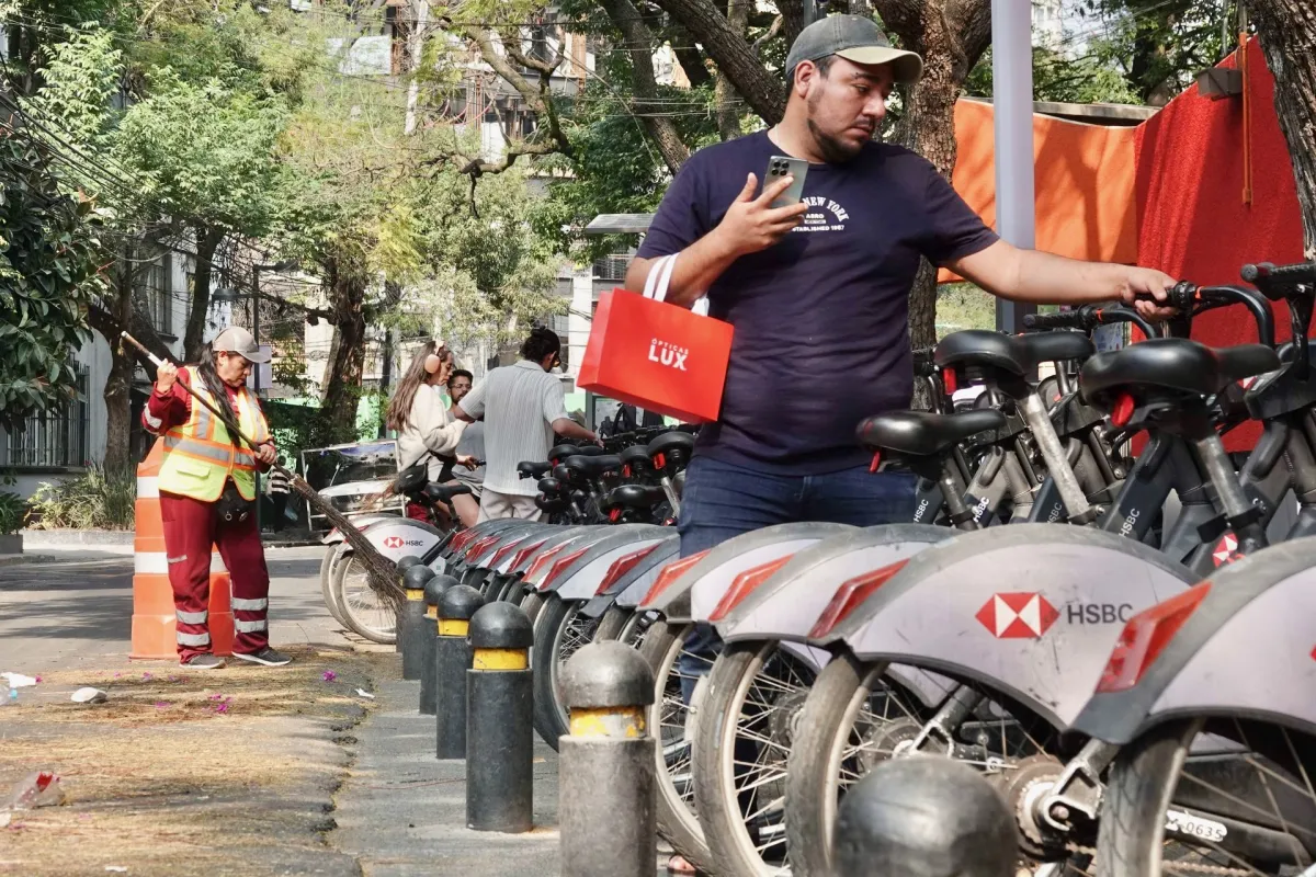 Estación de Ecobici en CDMX