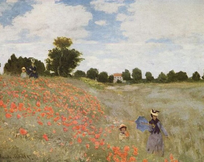 Claude Monet, Coquelicots, La promenade