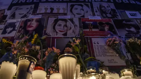 Protesta contra feminicidios