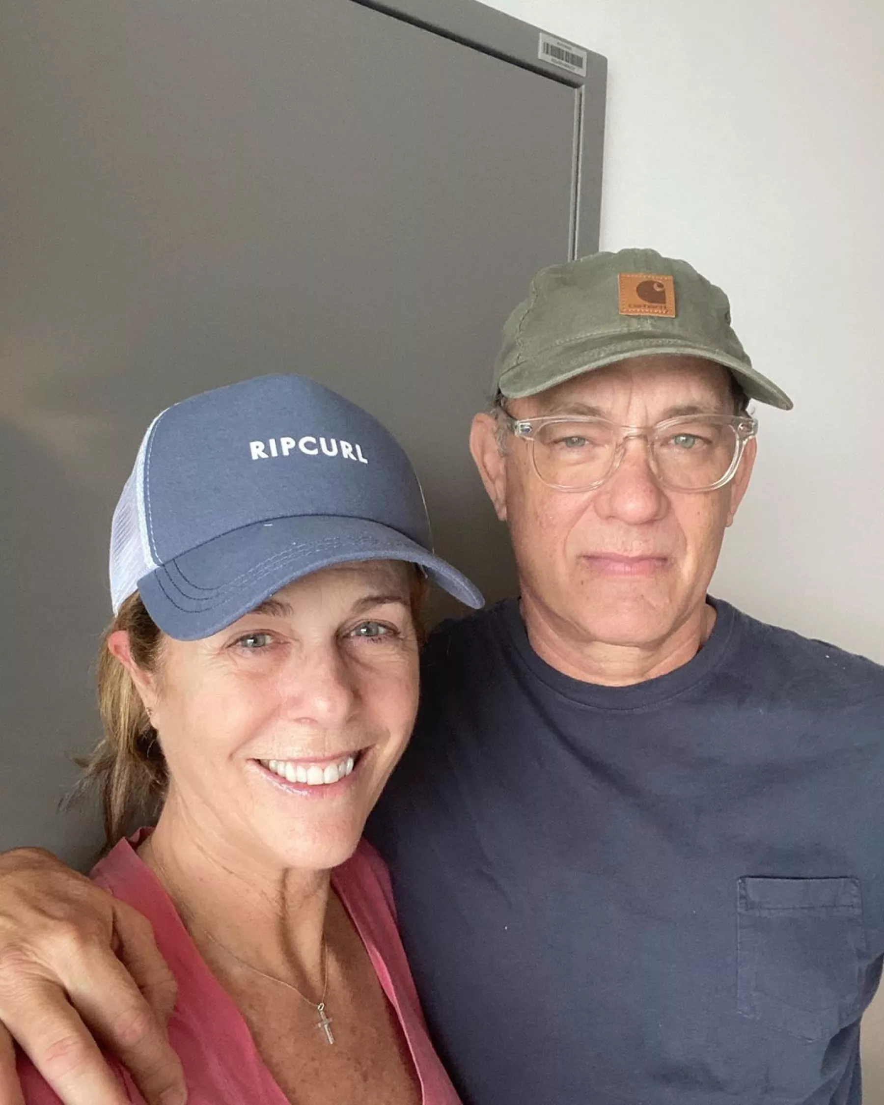 Rita Wilson y Tom Hanks.