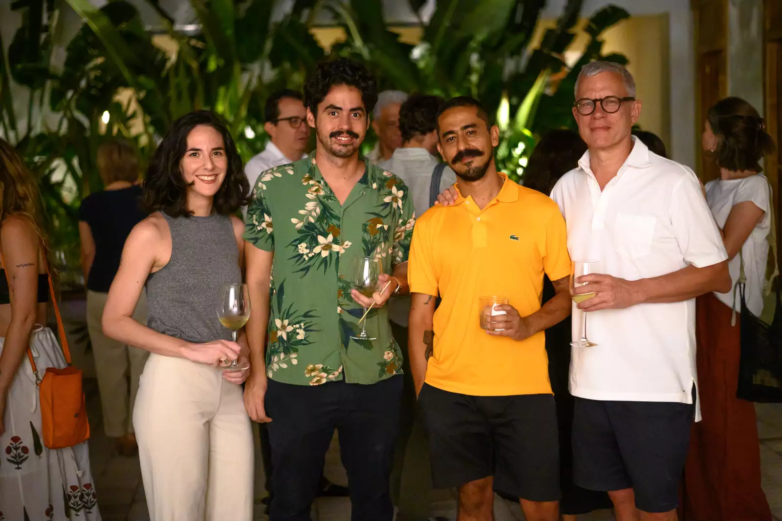 Laura Capote, Ibrain Hernández, Aldo Solano, James Oles