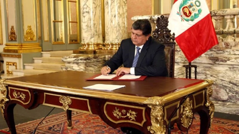 Alan García - presidente de Perú