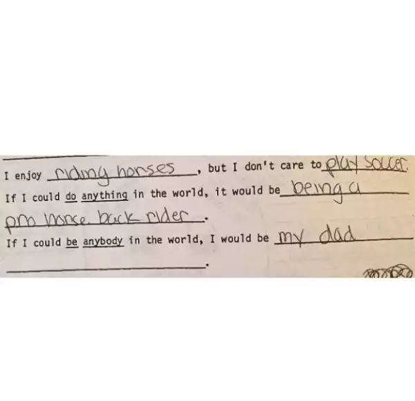 La modelo publicó en Instagram esta tierna imagen.