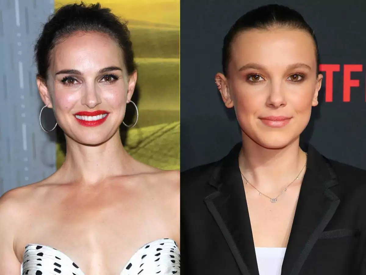 El parecido de ambas actrices es sorprendente. 