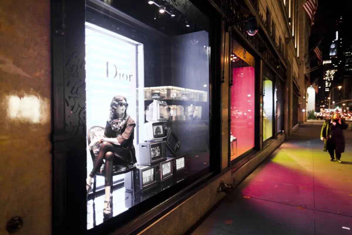 Dior store in the Fifth Avenue New York City
