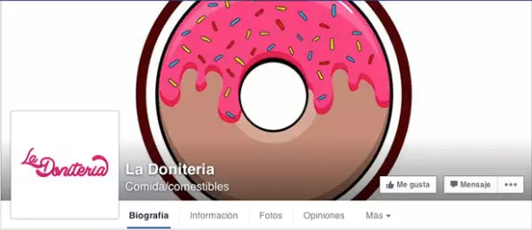 Así se ve la página de Facebook de la empresa de Alejandro Fernández Jr.