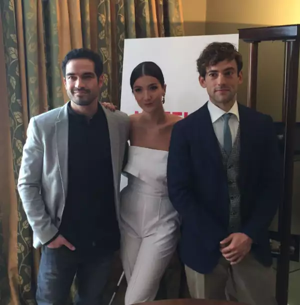 Los elegantes Poncho, Eréndira y Luis Gerardo.