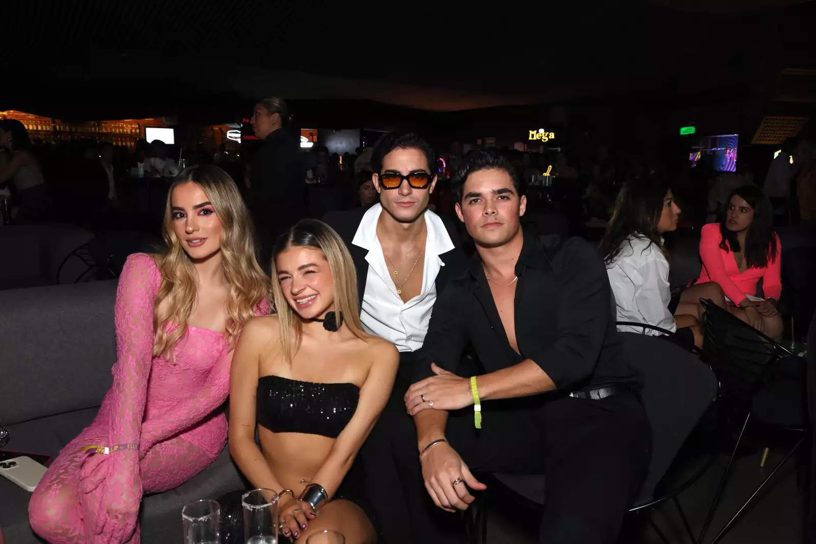 Valeria Aguilar, Carlota Madrigal, Emiliano Medina y Charlie Ló