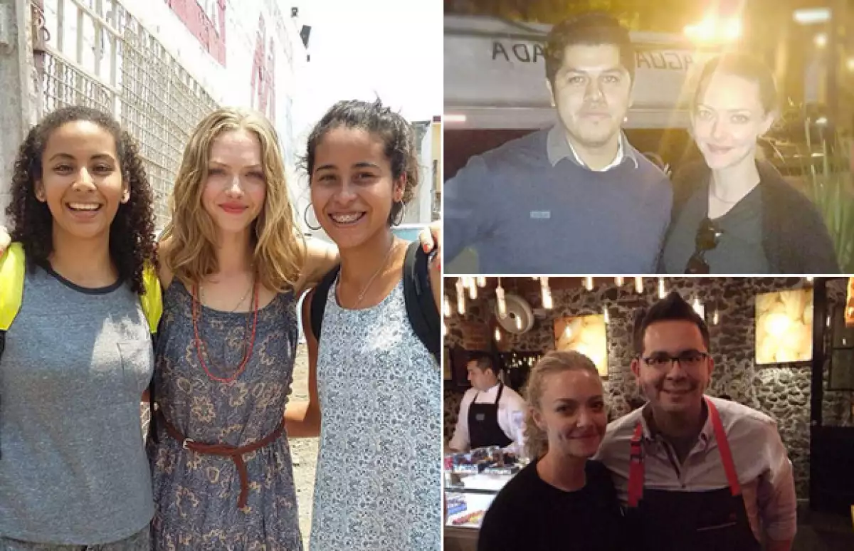 Durante su paso por nuestro país, la actriz ha accedido a tomarse fotos con los fans que la han reconocido.