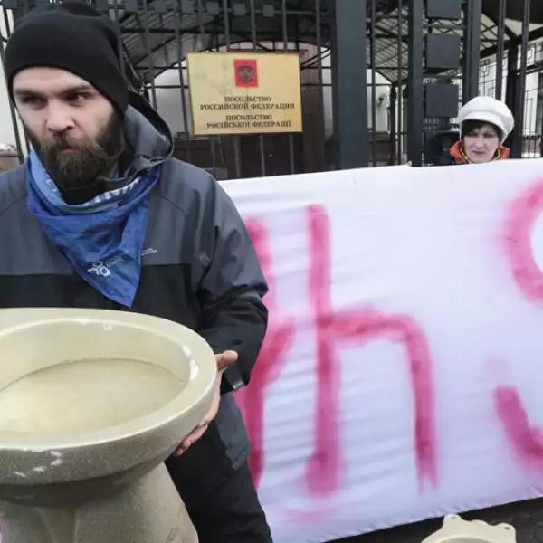 Sochi 2014. Protesta en Kiev