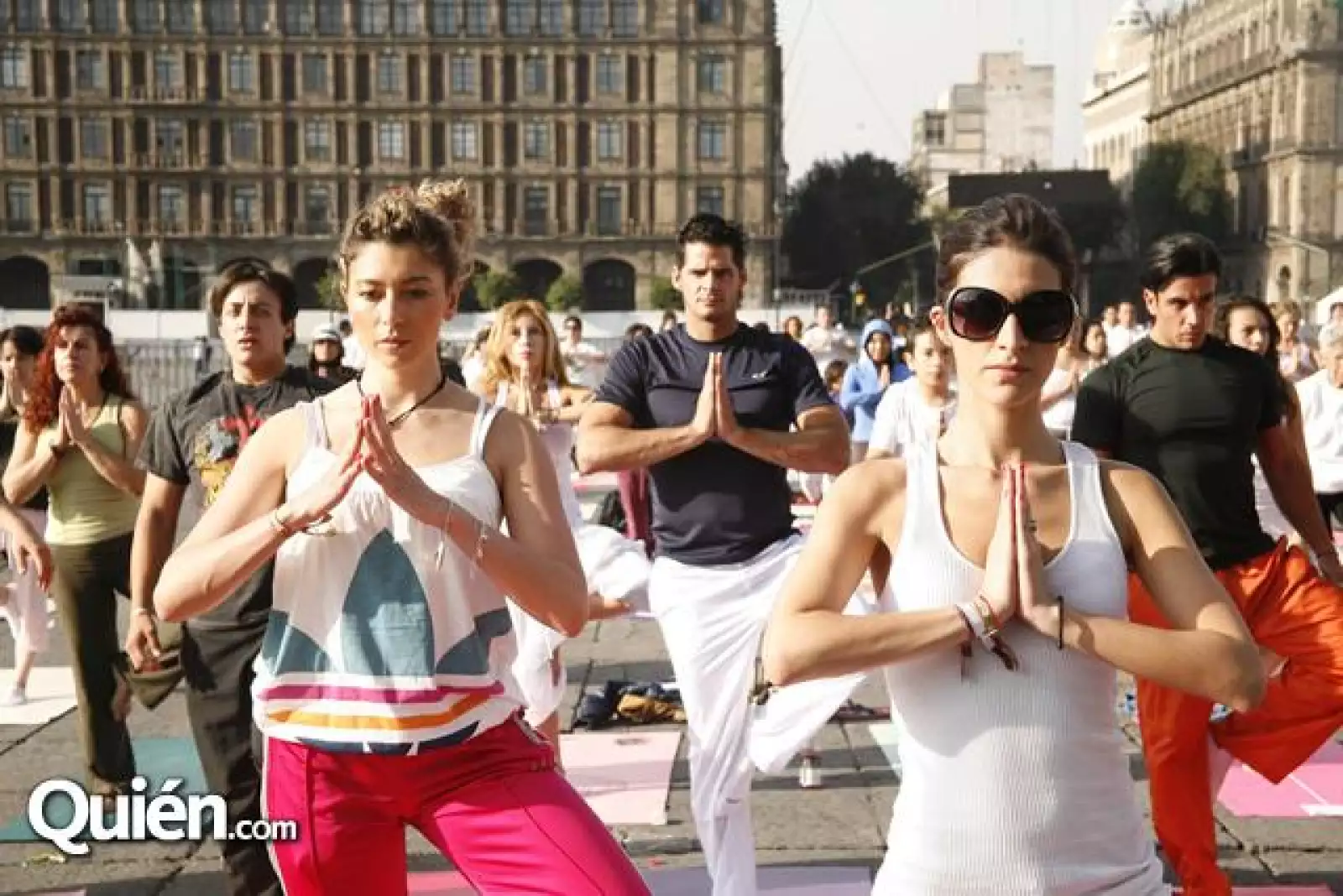 Yoga en el zocalo