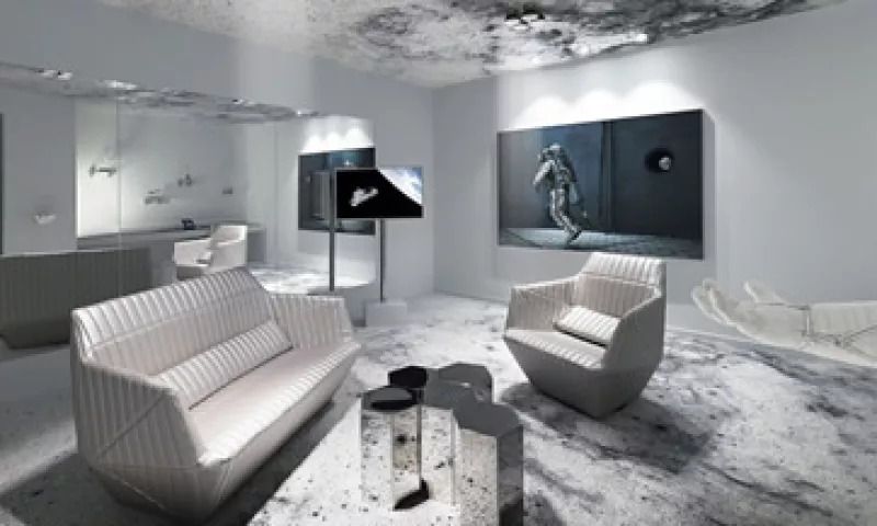 La suite tiene un color e iluminación inspirados en los cohetes. (Foto: Cortesía/ Kameha Grand Zurich )