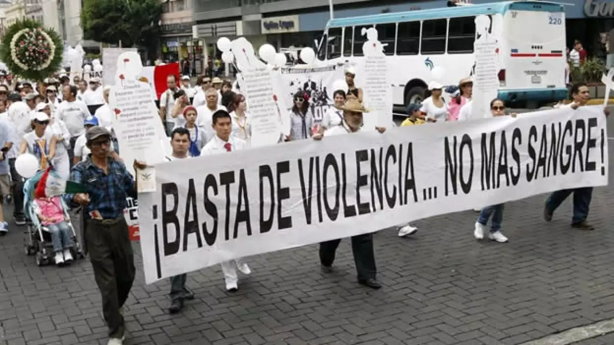 basta de violencia no mas sangre