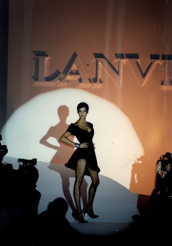 Lanvin Claude Montana Fashion Show In Paris.