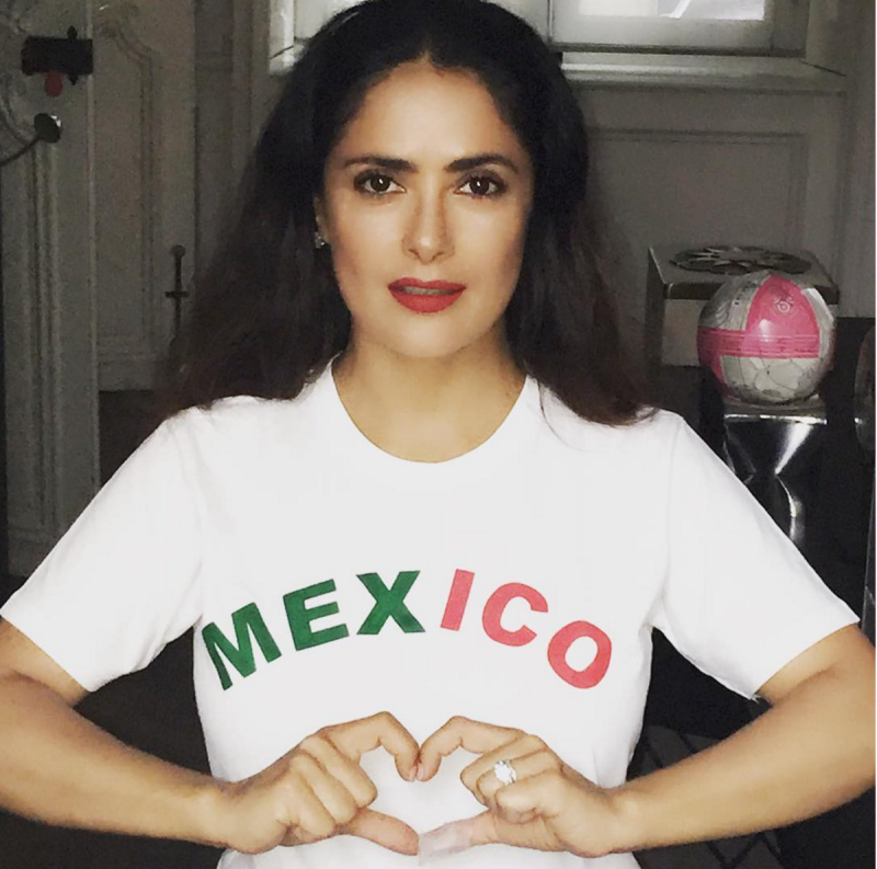 Salma Hayek loves Mexico