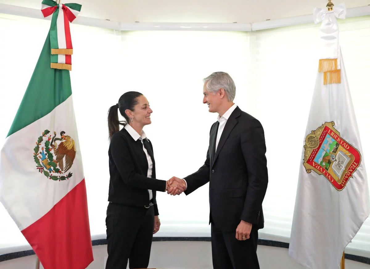 Sheinbaum y Del Mazo