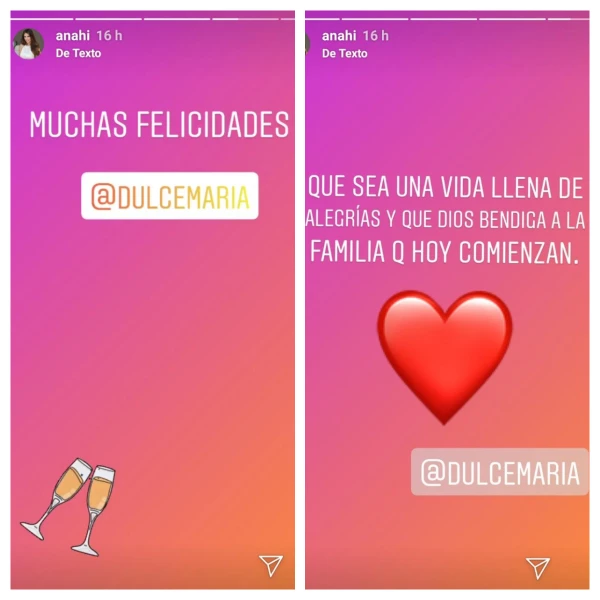 Mensaje de Anahí