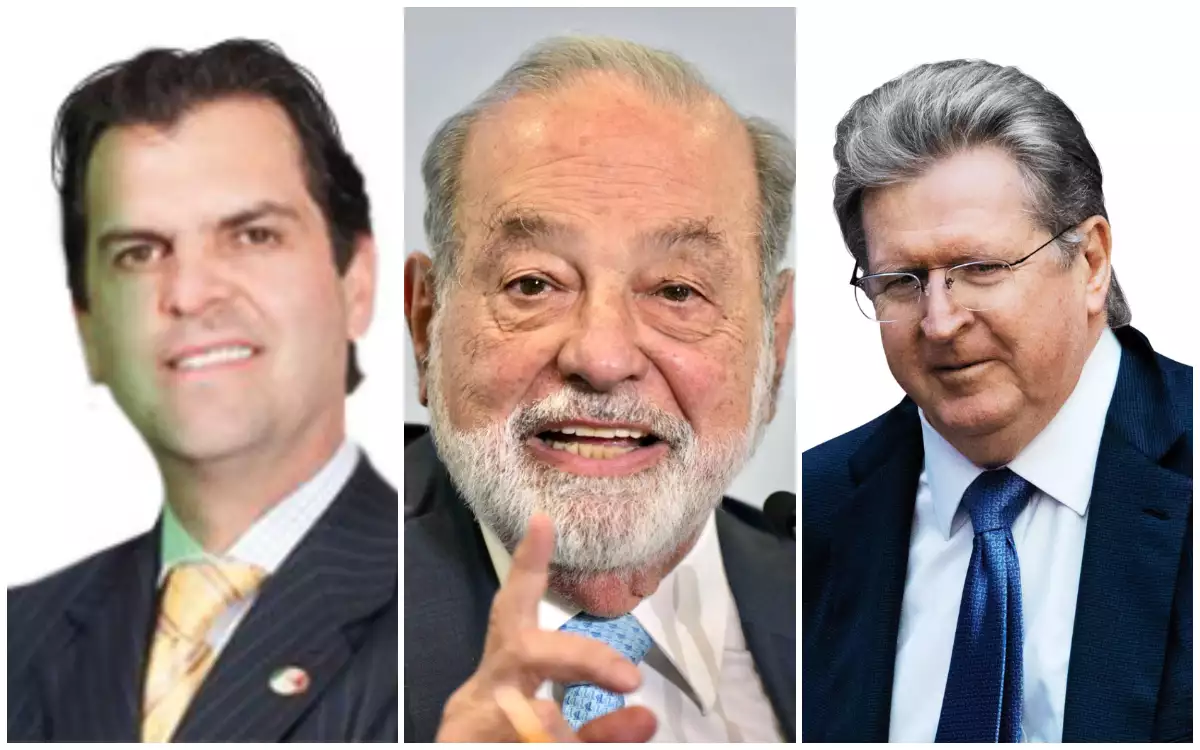 Carlos Slim, Germán Larrea y Alejandro Baillères