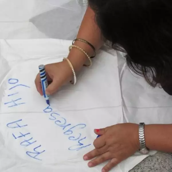 familiares, caso heaven, marcha