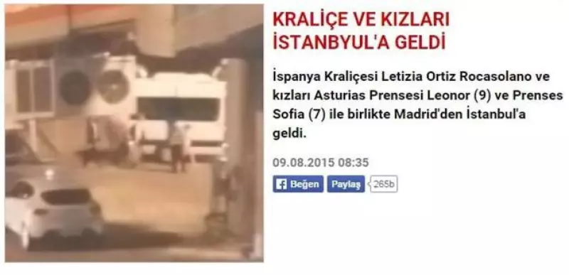 Tras pasar unos días en Mallorca, la reina de España fue fotografiada llegando a Estambul, en lo que se dice será la continuación de sus vacaciones de verano.