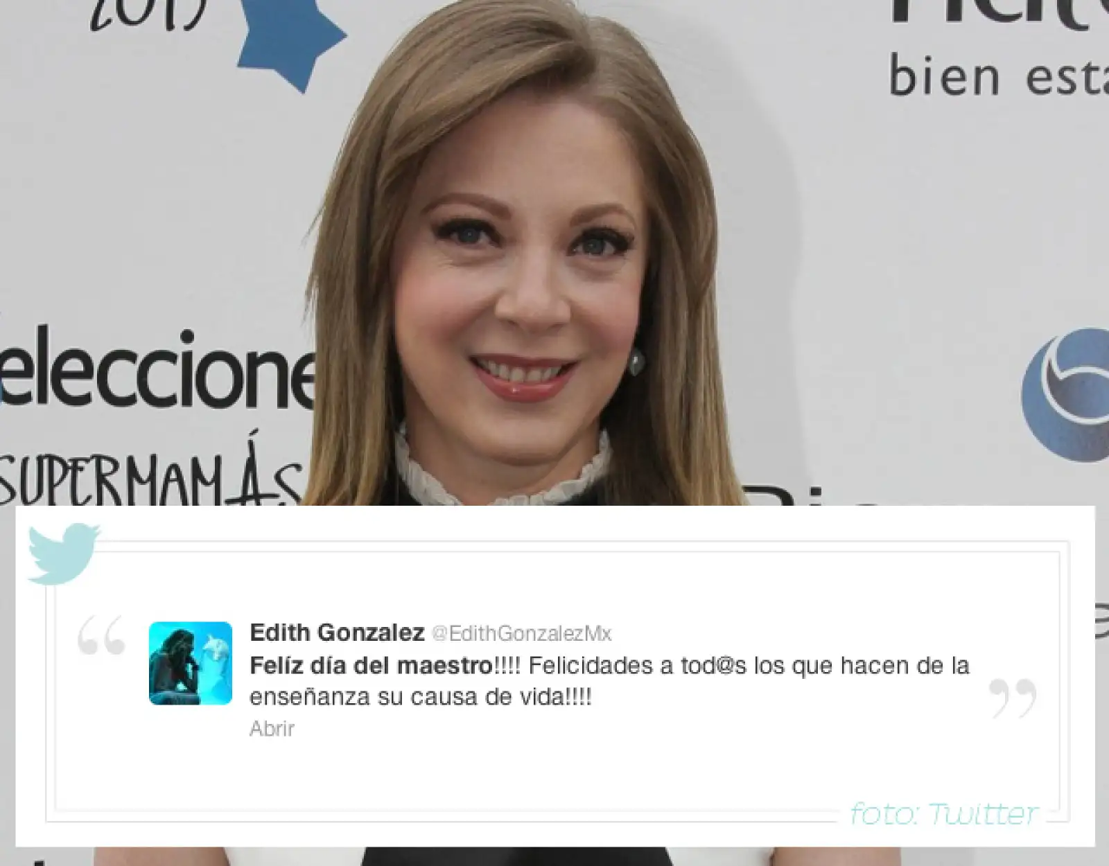 Edith González.