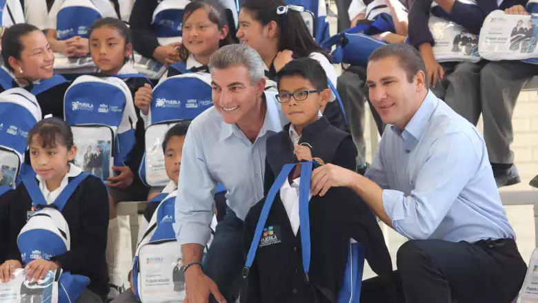 El gobernador y el candidato del PAN a la gubernatura del estado.
