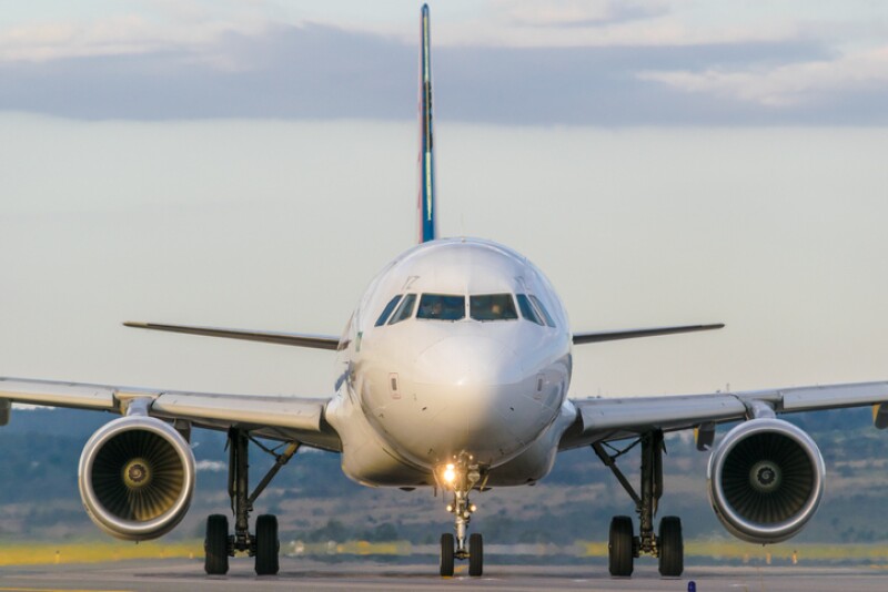 LATAM Airlines aircraft - Airbus A320 face to face