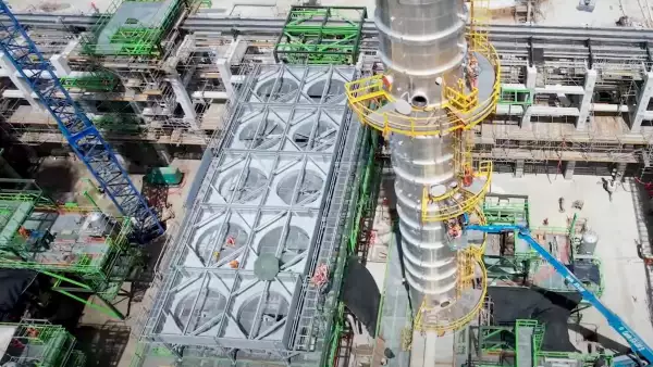 Construcción de la Refinería Dos Bocas