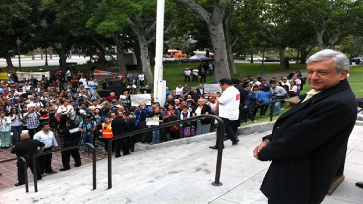 AMLO en Los Ángeles