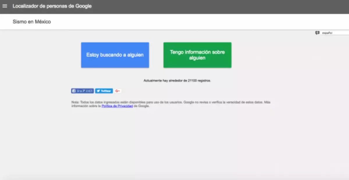 Localizador de Google