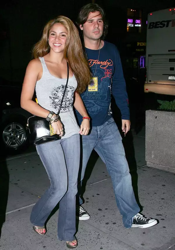 Shakira arriving at Madison Square Garden to attend 'Police' concert, New York, America - 01 Aug 2007