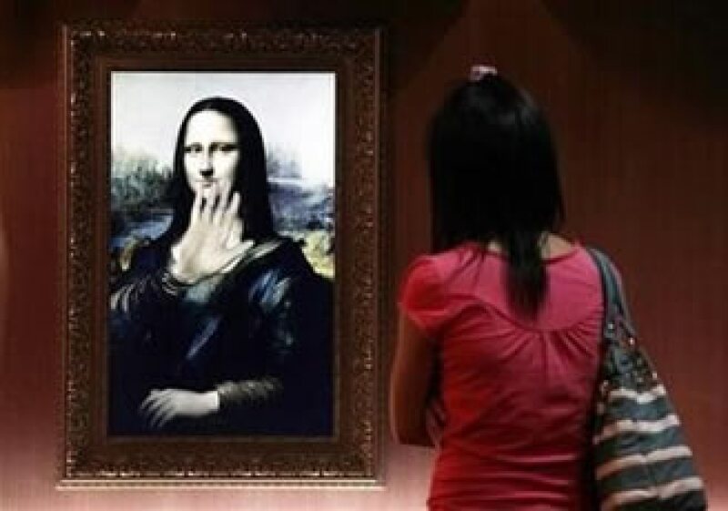 La Mona Lisa digital es la atracción principal, ella habla y saluda a los visitantes que le preguntan su edad y sobre su vida. (Foto: Reuters)