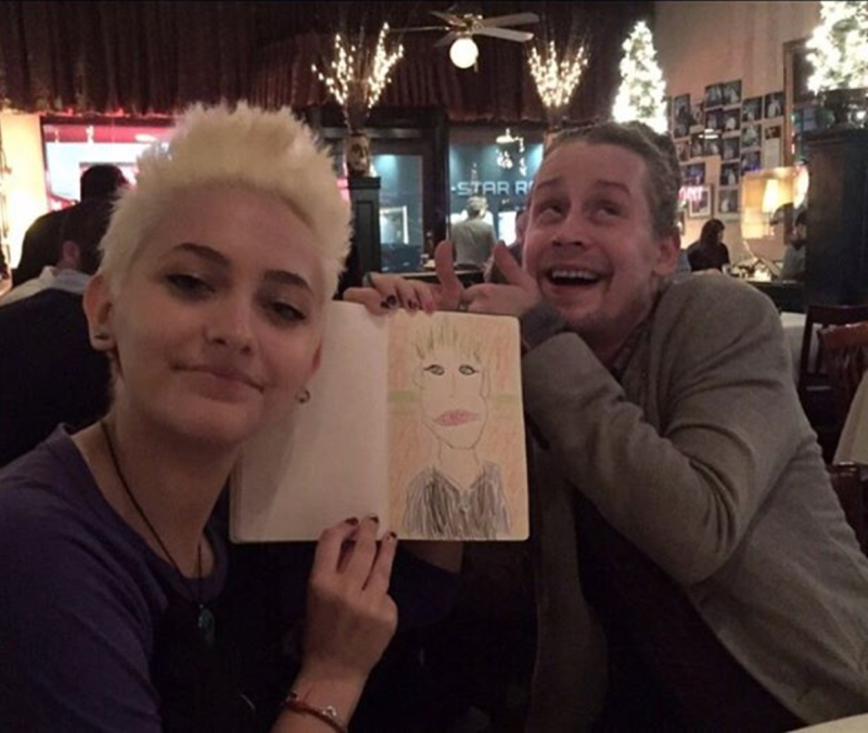 Macaulay Culkin y Paris Jackson