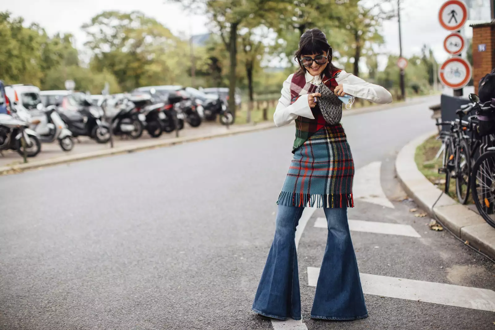 Compras pantalones acampanados