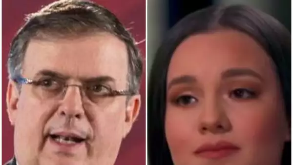 Marcelo Ebrard y Sara Salazar