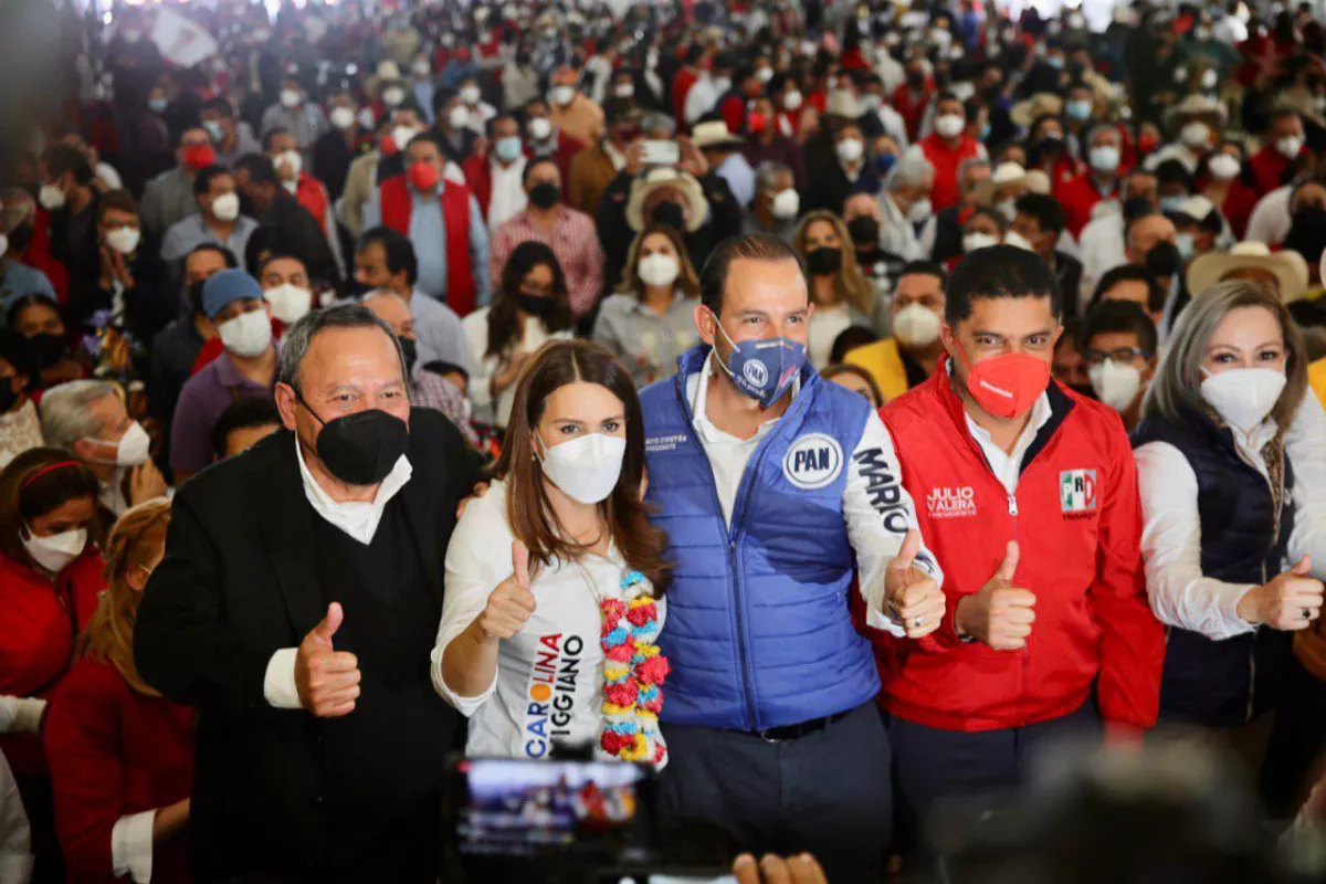 La priista Carolina Viggiano fue registrada como candidata del PAN.