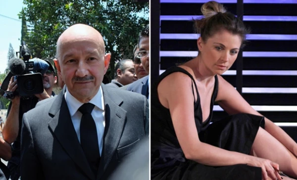 Izquierda: Carlos Salinas en abril de este año a su llegada a casa de Gabriel García Márquez para dar el pésame a la familia luego de la muerte del escritor. Derecha: Ludwika Paleta en uno de sus personajes de `Grito al cielo con todo mi corazón´