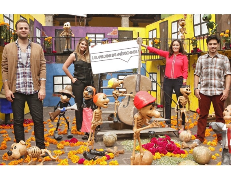 Max Villegas, Lorenza Sánchez, Alejandra Rosillo y Antonio París.