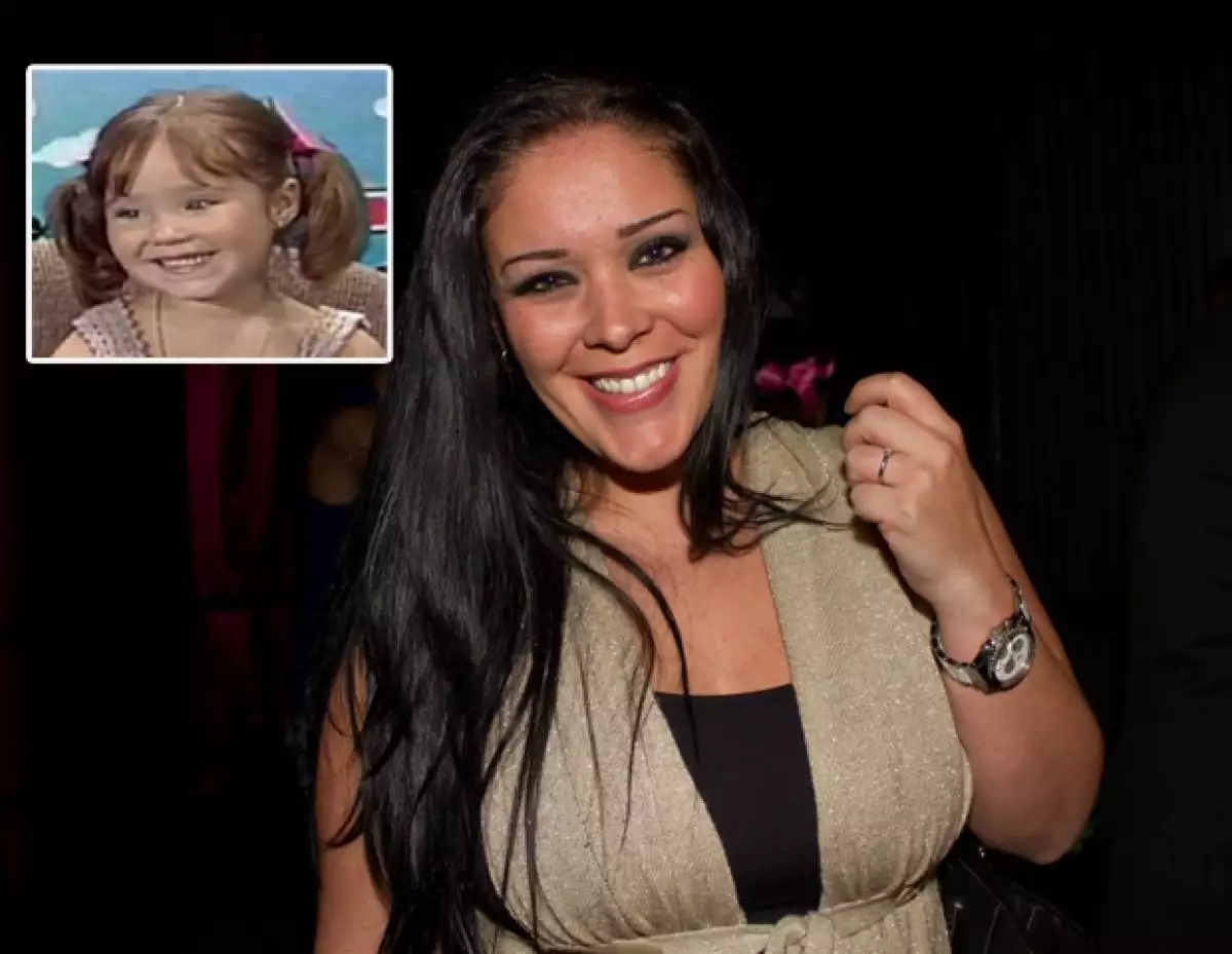 Marichelo, hermana de Anahí, también participó en el programa infantil.