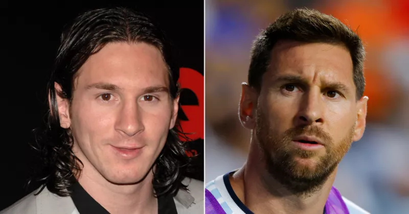Leo Messi en 2007 y en 2026