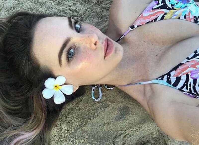 Belinda foto en la playa