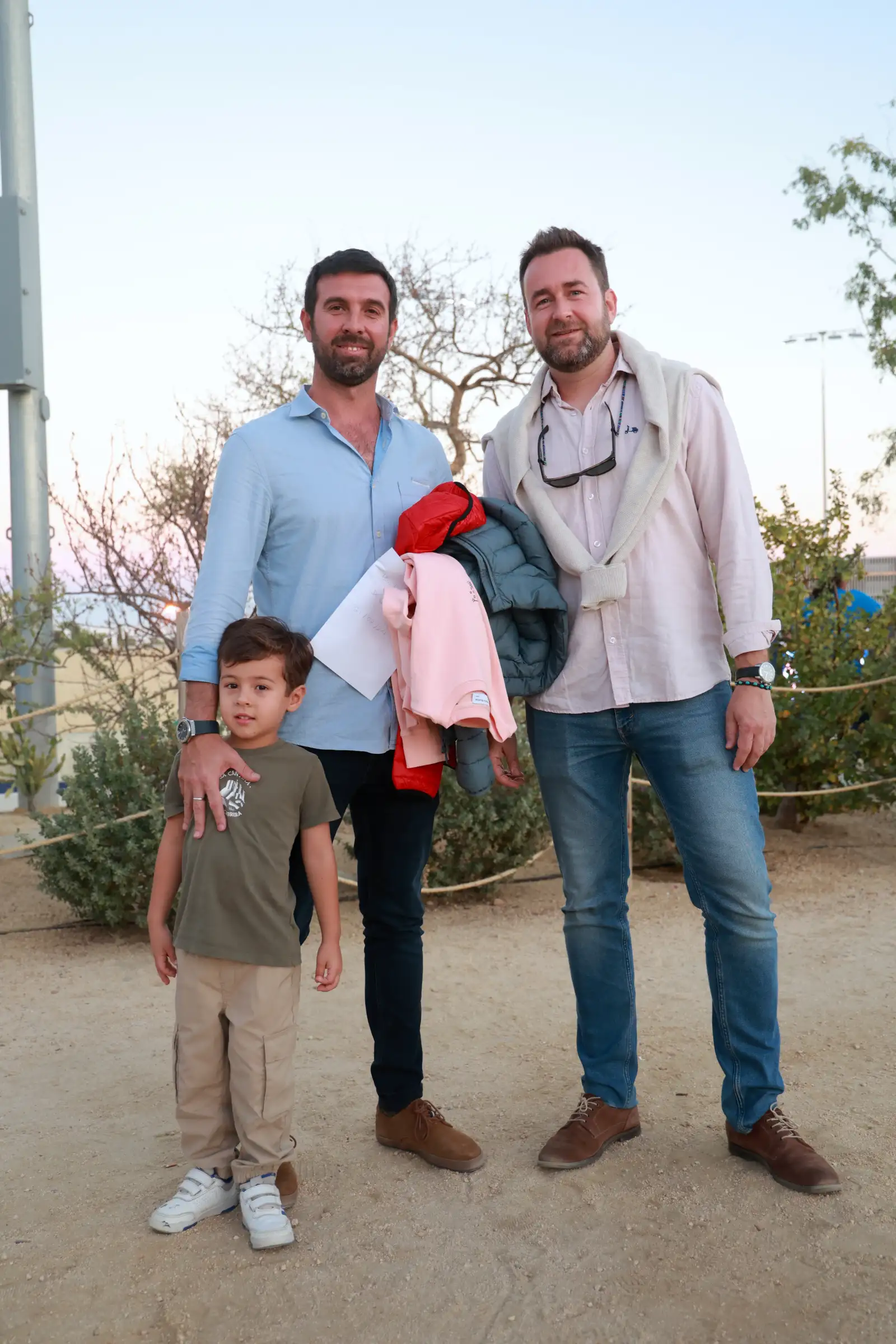 Numa Barrera , Fernando Gay y Rafa Nadal 