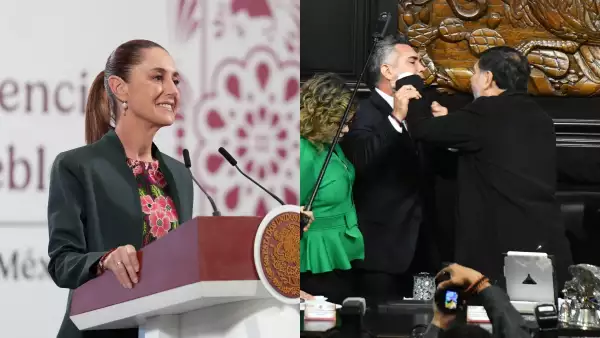 Sheinbaum reacciona a agresión de 'Alito' a Noroña: es un porro y muestra autoritarismo del PRIAN