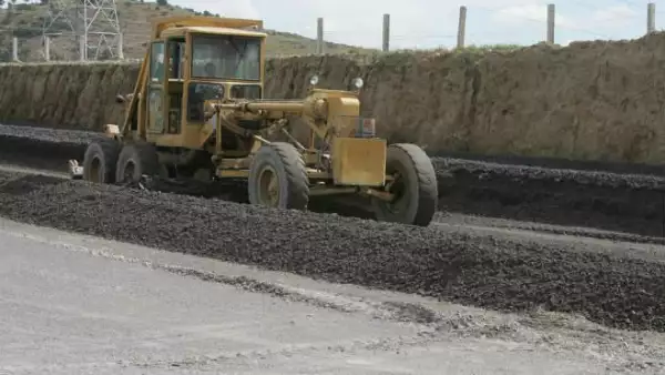 carretera en construcci�n