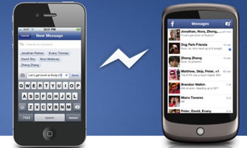 Facebook anunció que para contar con este servicio es necesario instalar la aplicación. (Foto: Tomada del sitio es-es.facebook.com)